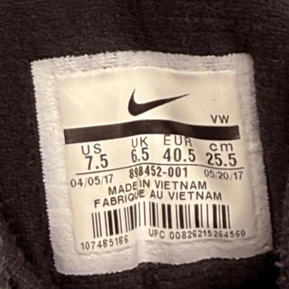 Nike Air Precision NBK Black Grey Mens 7.5 - Picture 11 of 12